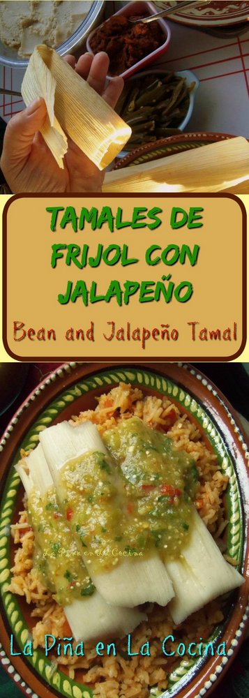 Tamales de Frijol Con Jalapeño