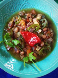 Spicy "Iberia" Charro Beans
