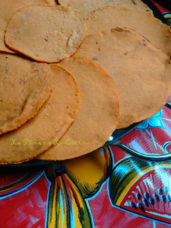 Red Chile Infused Corn Tortillas
