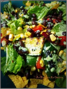 Grilled Vegetable Salad with Black Beans