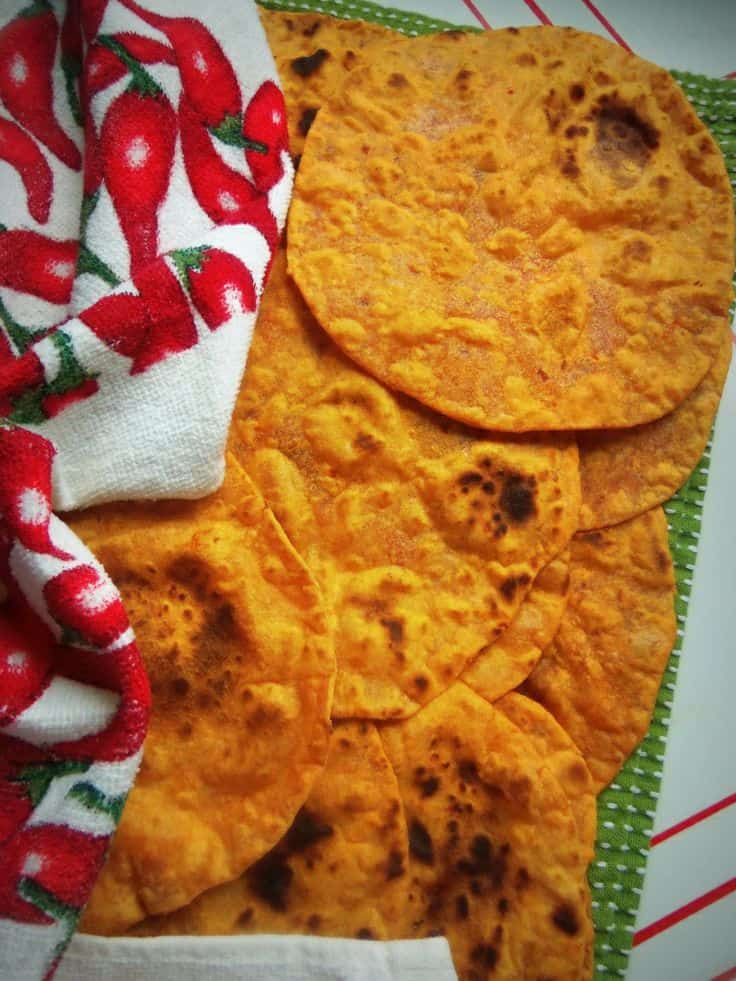 Chile Infused Flour Tortillas