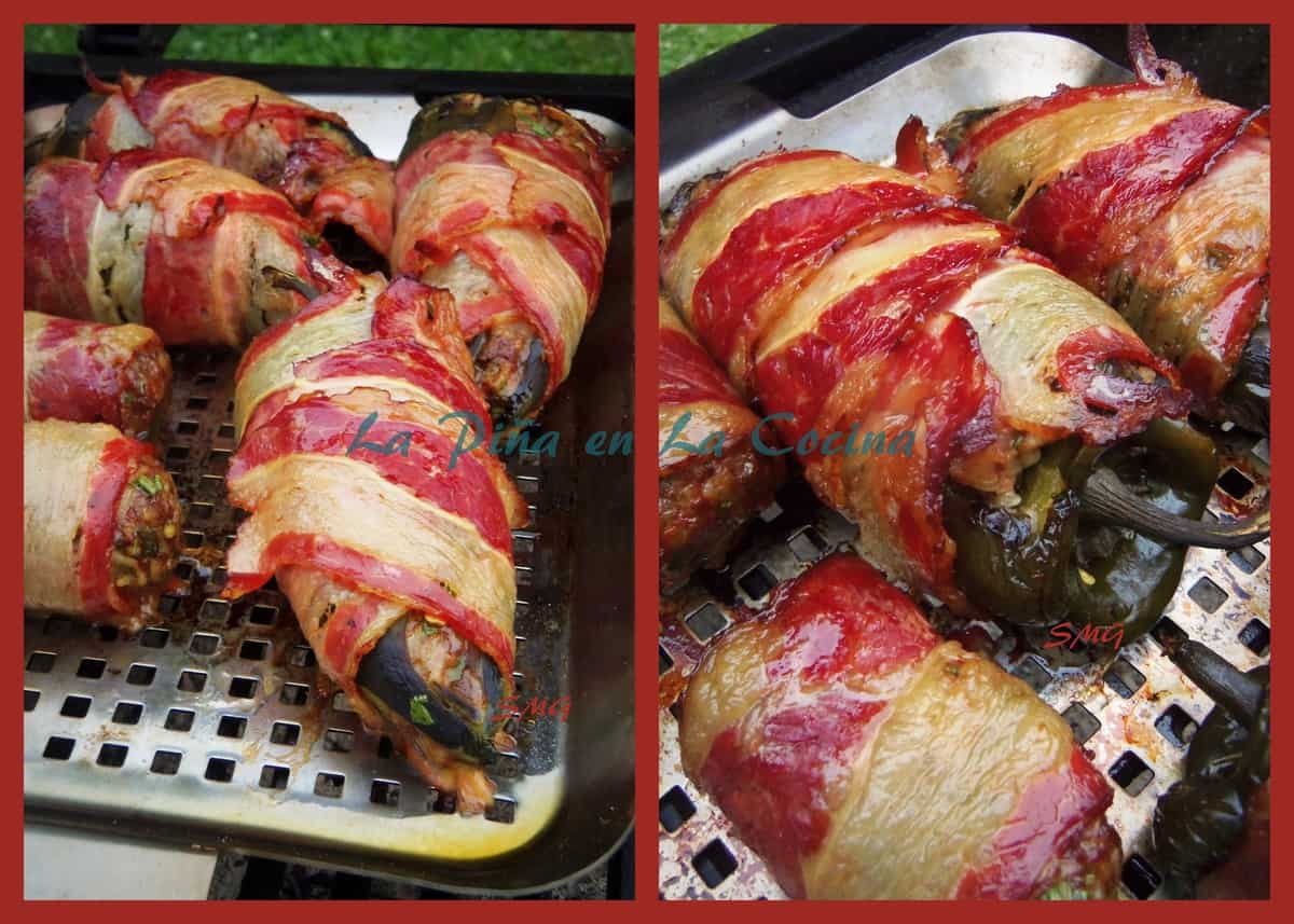 Bacon Wrapped Rellenos on the Grill