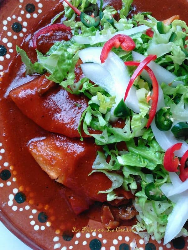 Street-Style Enchiladas With Extra Sauce!