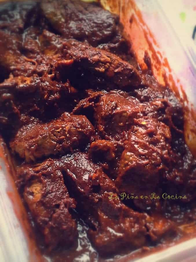 This recipe was ans still is a favorite among all of my siblings. Most often, my mom prepared the recipe with bone in ribs.