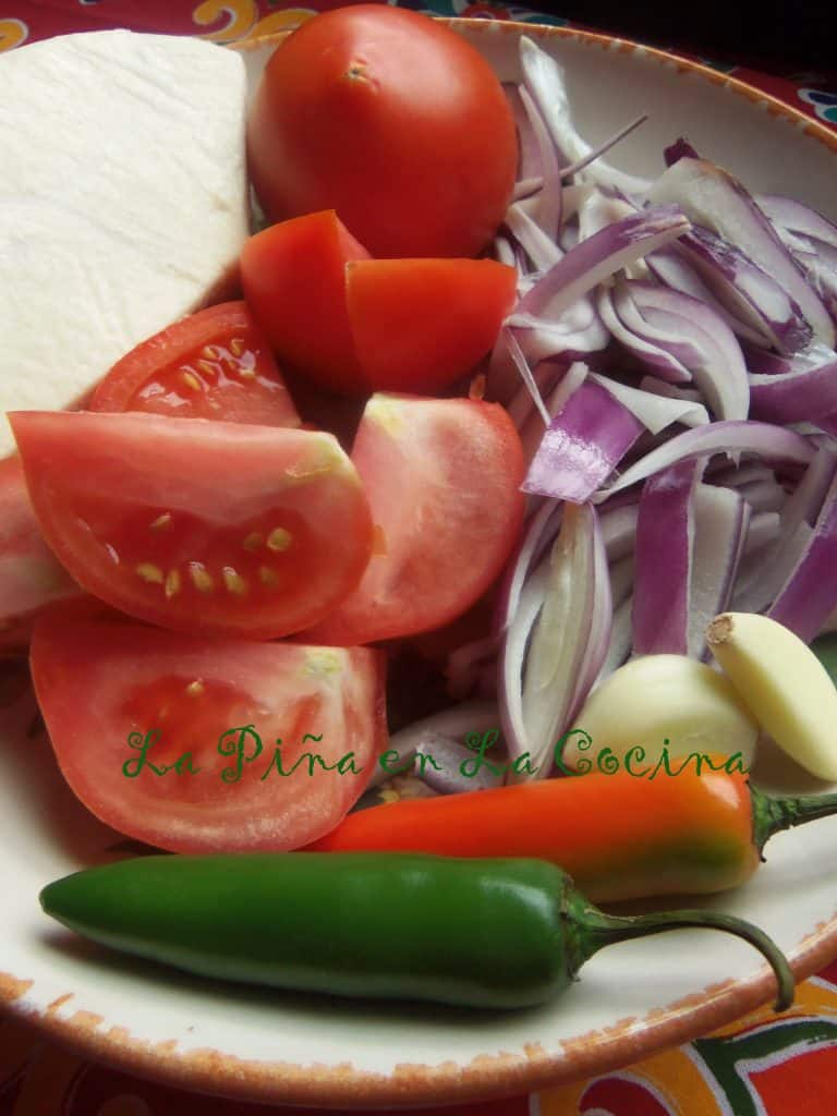 Queso Fresco en Salsa~ Farmers Cheese in Tomato Salsa #floridatomatoes