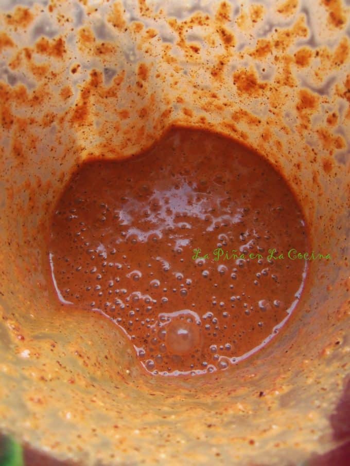 Marinade/Sauce for Cochinita Pibil in blender
