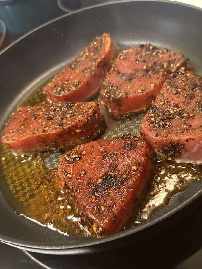 tuna in the skillet