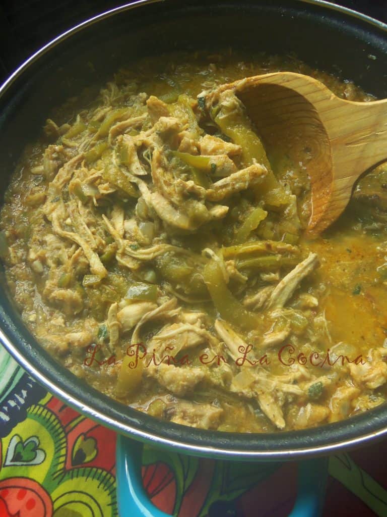 Chicken Chile Verde-Pollo Con Chile Verde