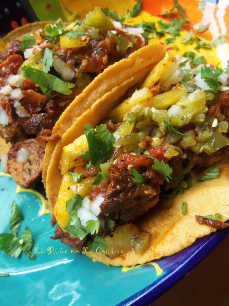 Tacos Con Sabor Al Pastor