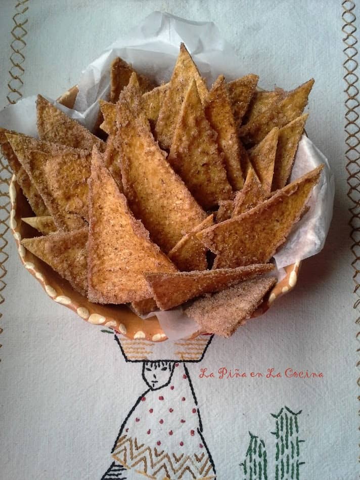 Baked Buñuelo Chips