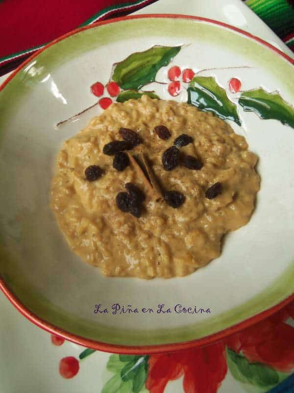 Arroz Con Leche-Rice Pudding with Dulce de Leche
