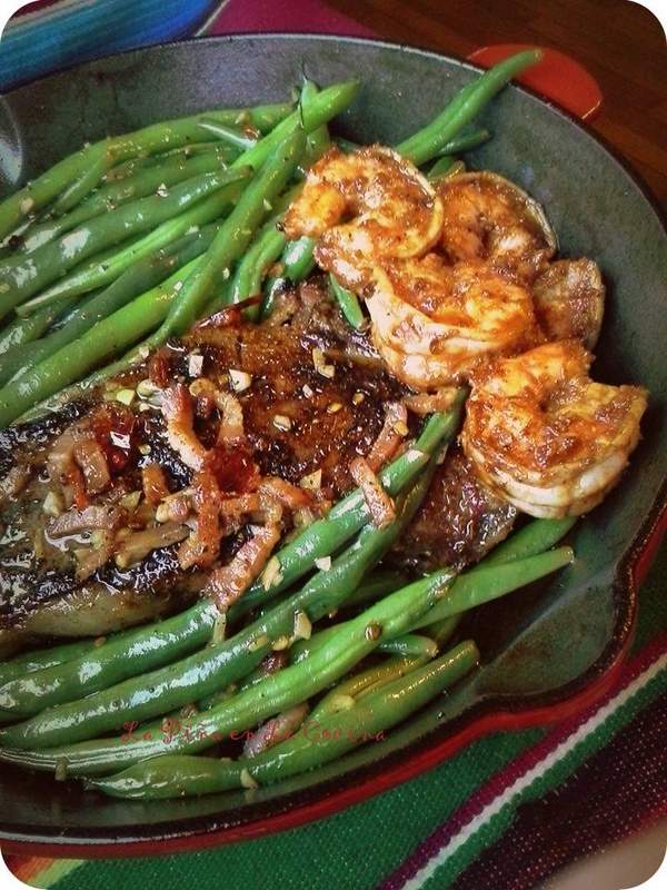 Steak and Chipotle Shrimp~Dinner For Two