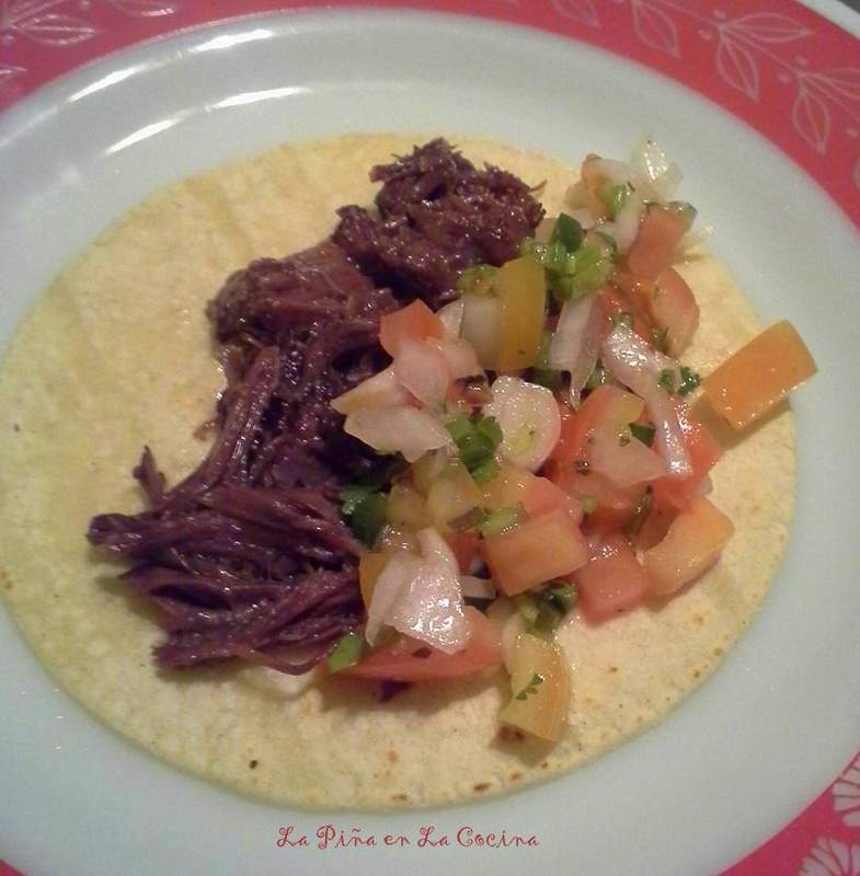 Barbacoa de Cachete-Beef Cheek Tacos #RumbaMeats #beefcheek
