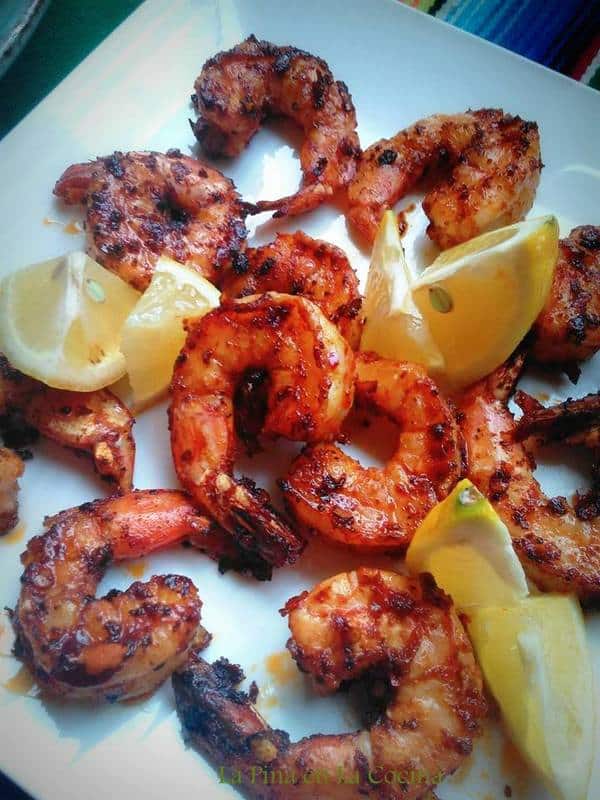 Spicy Shrimp in Chile Oil-Camarones Enchilados en Salsa de Aceite