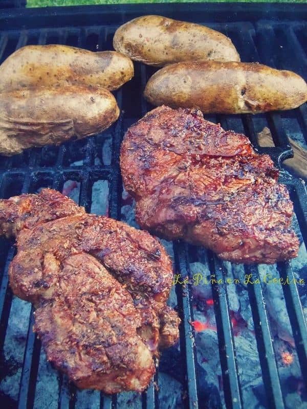 Grilled Chuck-Eye Steaks