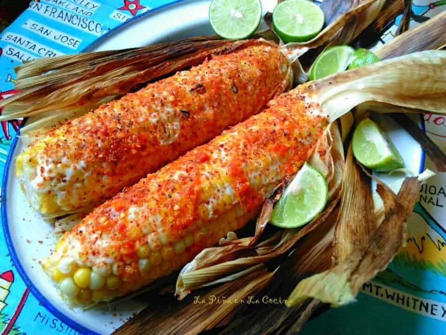 Elotes en El Comal-Easy Mexican -Style Corn