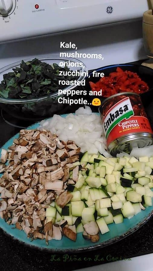 Enchiladas Suizas-Vegetable Filling