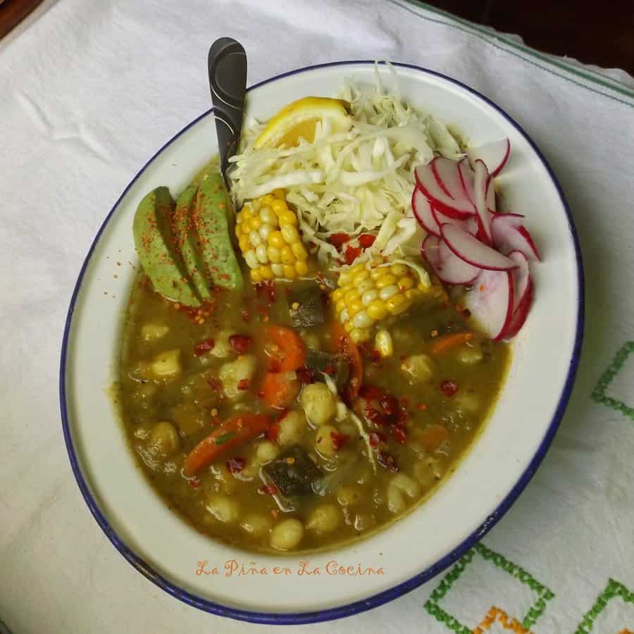 Fire Roasted Green Chile Vegetable Pozole
