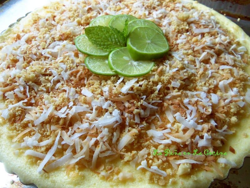 Lime and Coconut Tart