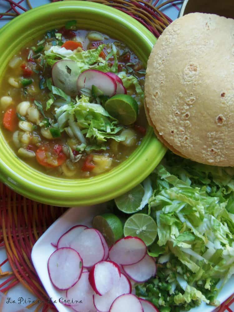 Green Chile Vegetable Pozole
