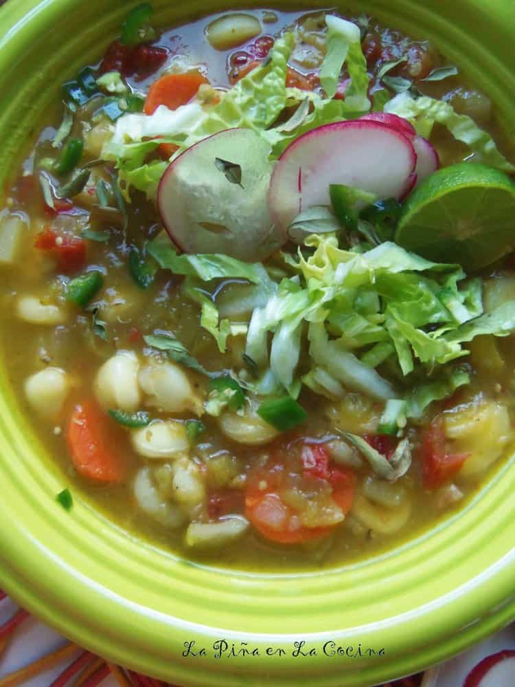 Green Chile Vegetable Pozole