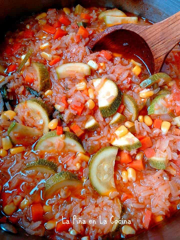 Arroz Caldoso Con Calabacitas (Soupy Vegetables and Rice) #arrozcaldoso 
