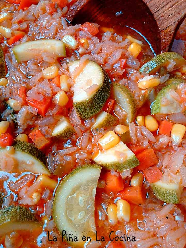 Arroz Caldoso Con Calabacitas (Soupy Vegetables and Rice) #arrozcaldoso
