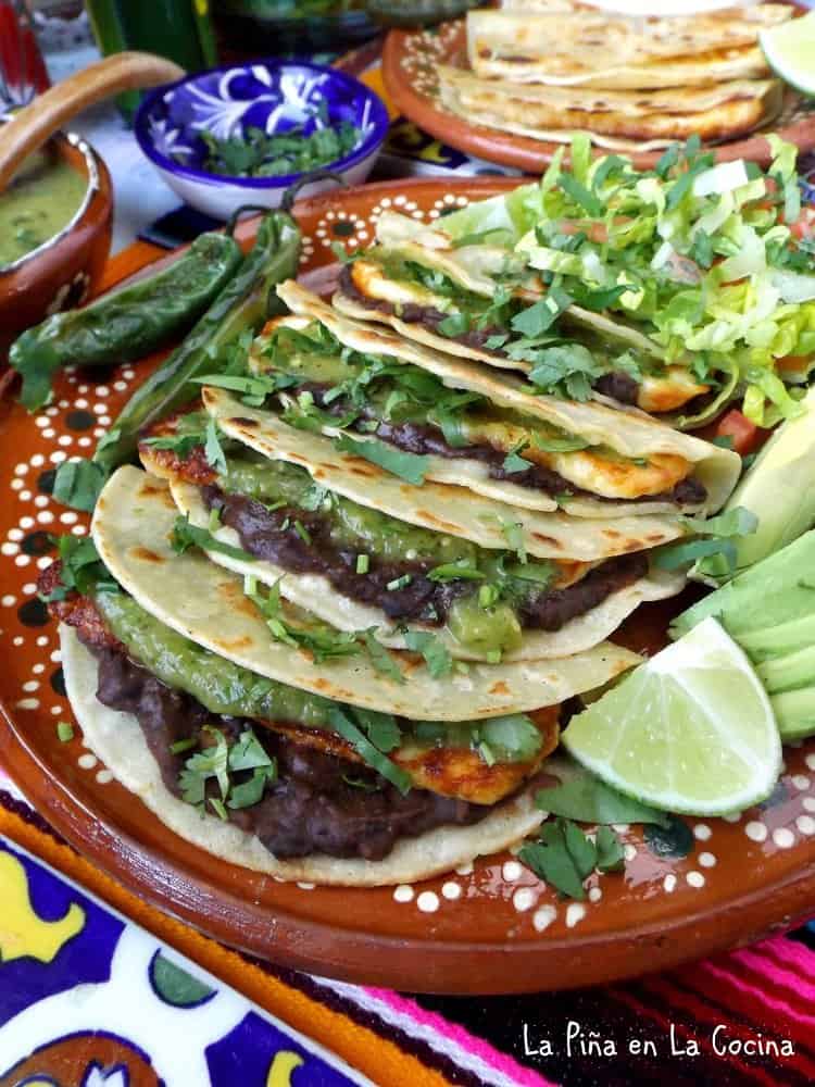 tacos plated