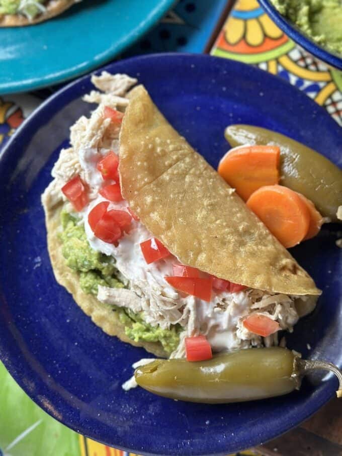 taco suave de pollo tipo siberia