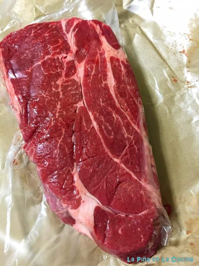 5 pounds beef chuck roast uncooked