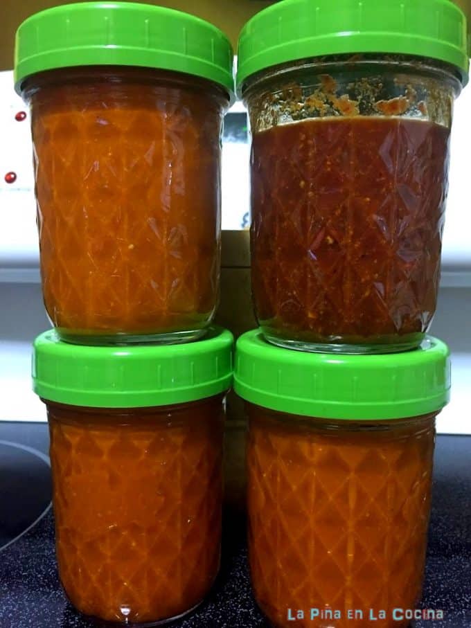 4 jars of spicy salsa
