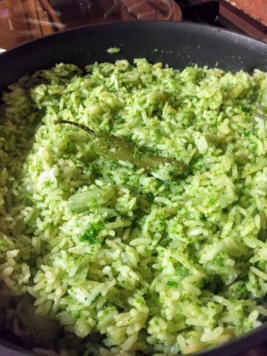 Arroz Verde-Cilantro Rice