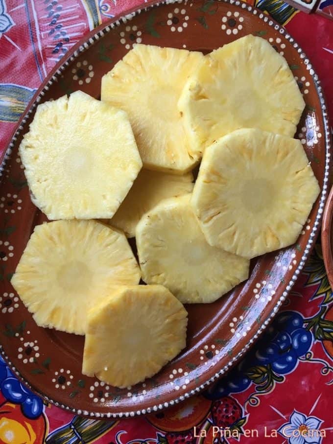 Pineapple Slices For Al Pastor