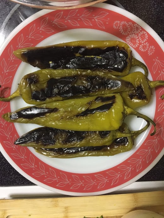 Roasted Green Chiles