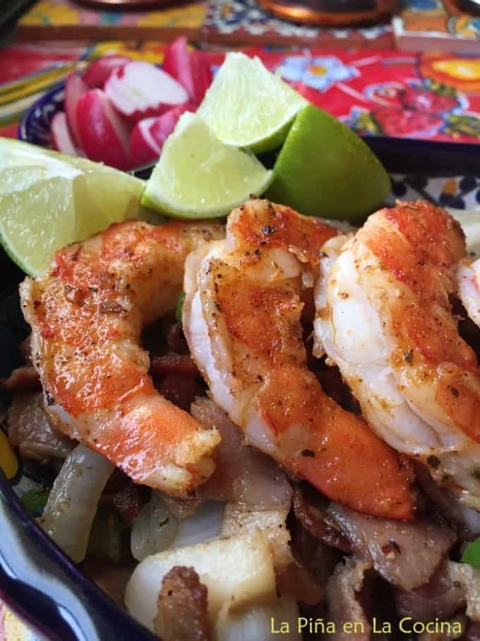Grilled Shrimp- Camarones a la Parilla - La Piña en la Cocina