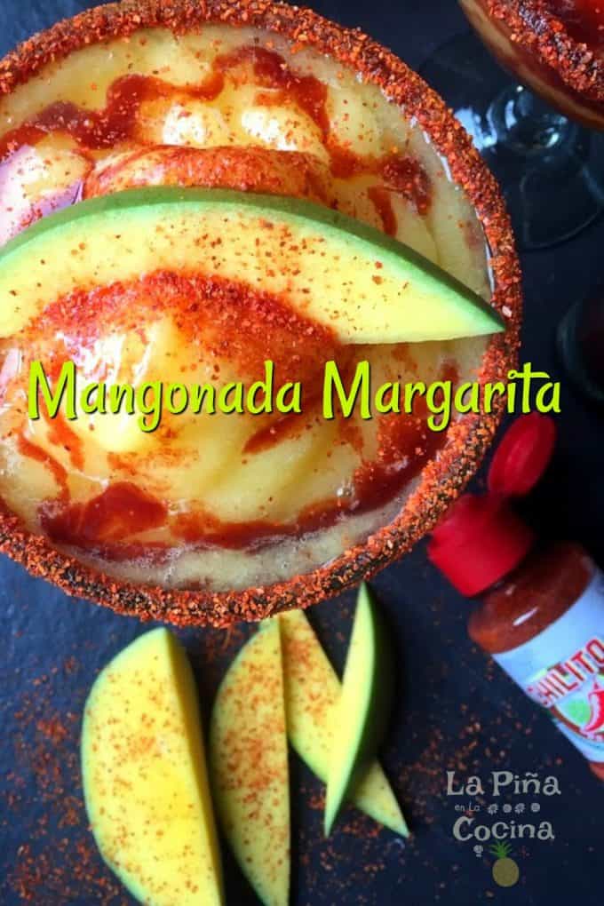 Mango Margarita with Chamoy- Mangonada