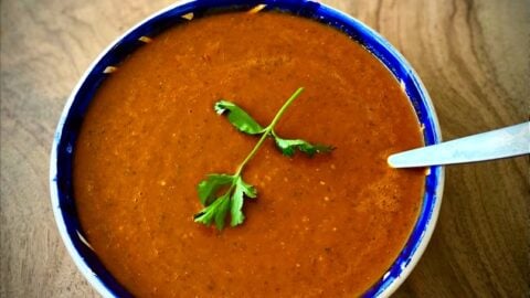 bowl of salsa