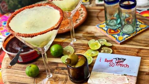 martinis on table