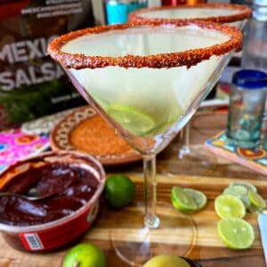 mexican martini on table