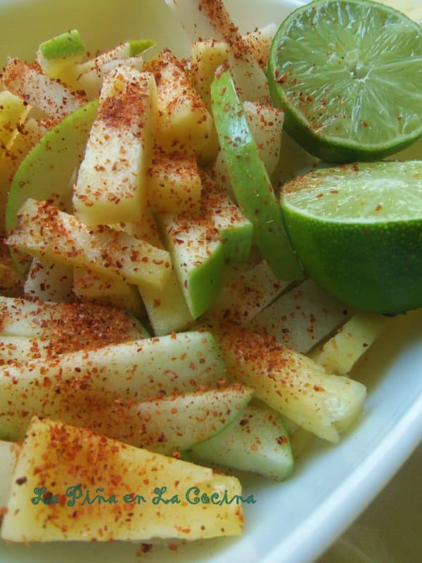 fruit salad with chile limon