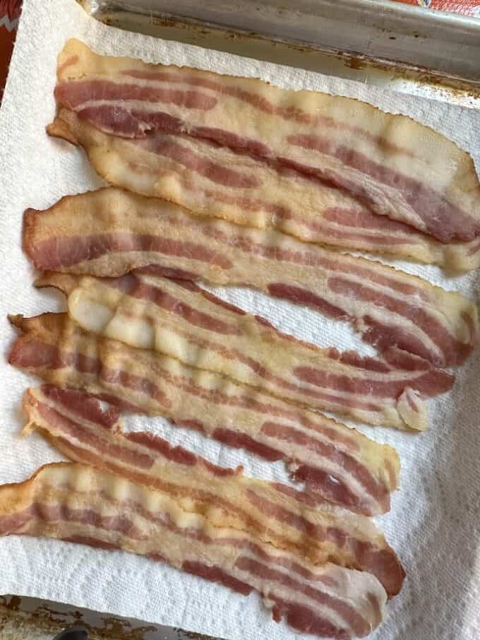 pre-cooked bacon strips