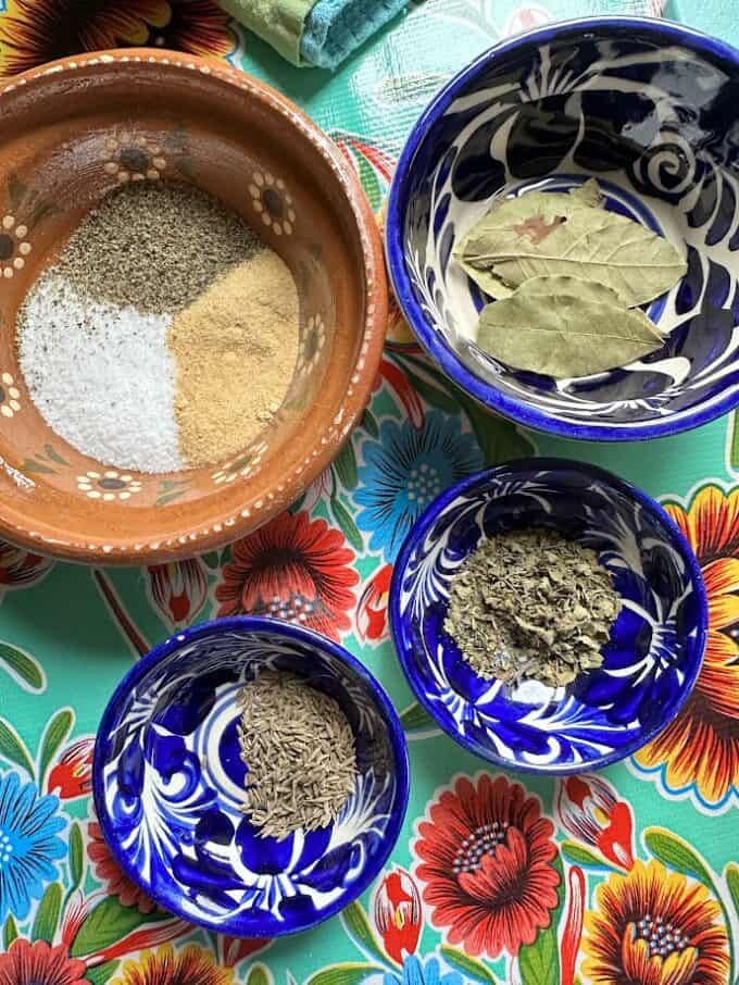 spices for chile verde