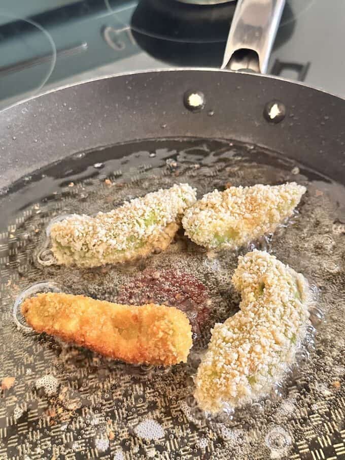 wedges frying