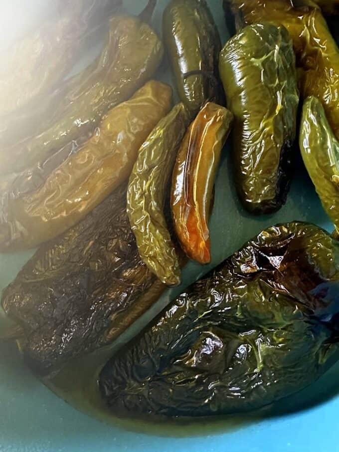 roasted green chiles