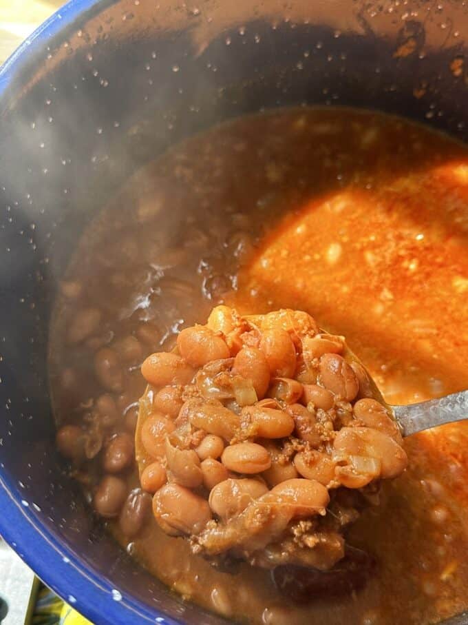 beans with chorizo