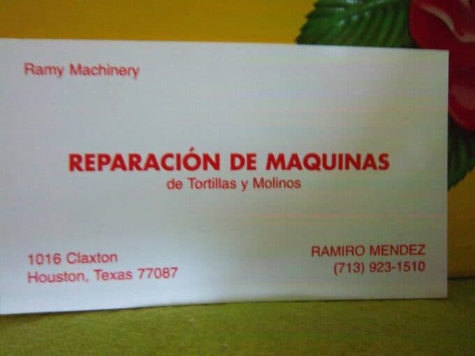dad's business card