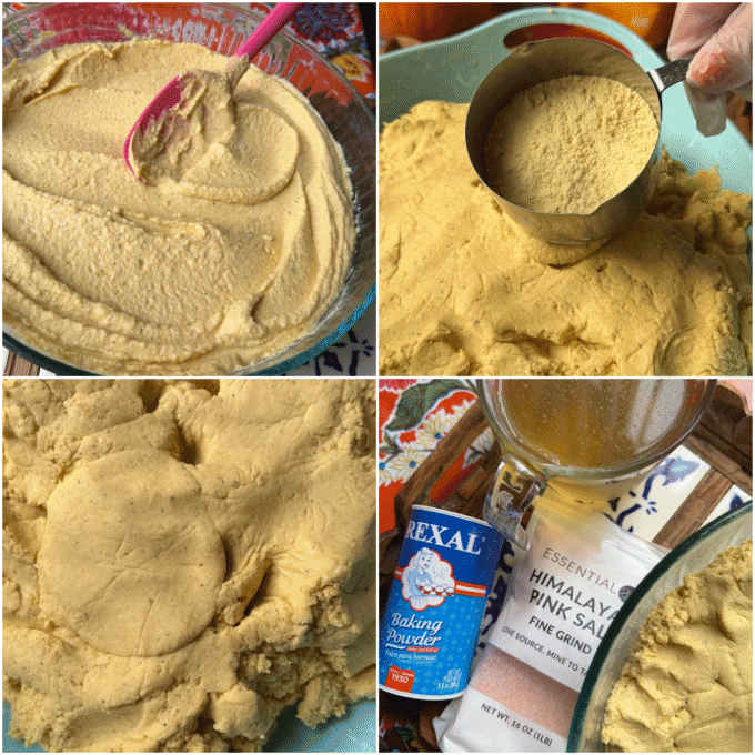 a collage of masa prep