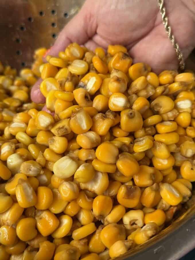 nixtamalized yellow corn
